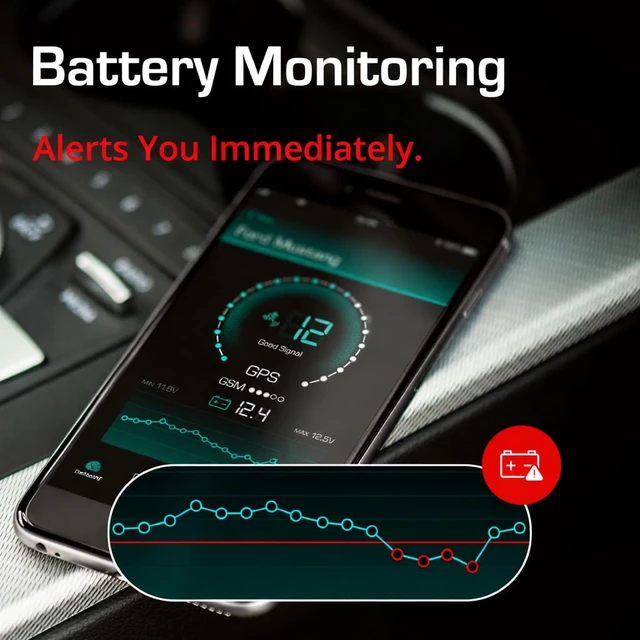 Alt view image 7 of 7 - Anti Theft Car Device - Real Time 4G Car Tracker & Car Alarm System. Comes with Device & Phone App. Tracks Your Car in Real Time & Notifies You Immediately of Suspicious Behavior.OBD Plug&Play