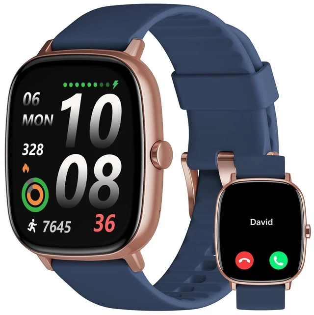Main image of Smart Watch for Men Women with GPS Built-in Answer/Make Call Blue 1.95" HD, for iPhone/Android Phones, Fitness Tracker Heart Rate/Sleep Monitor, Step/Calories Counter 100+ Sport, Waterproof