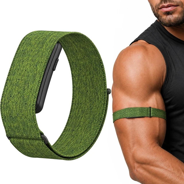 Main image of Bicep Band Compatible with Garmin CIRQA, Adjustable Nylon Arm Strap Upper Arm Wear Breathable Nylon Adjustable Fit Quick Release Washable