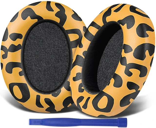 Main image of Earpads Cushions Replacement for Sony WH-XB910 XB910N Extra Bass Noise Cancelling Headphones, for Sony WHXB910N Headset, Ear Pads with Soft Protein Leather, Noise Isolation Foam - TigerStripes