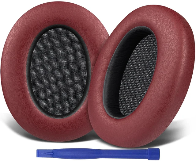 Main image of Earpads Cushions Replacement for Sony WH-XB910N Extra Bass Headphones, Ear Pads with Soft Protein Leather, Noise Isolation Foam - Burgundy
