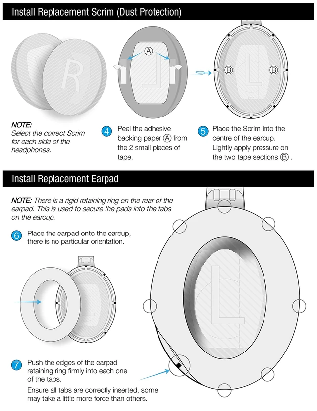 Alt view image 6 of 7 - Replacement Earpads for Bose QuietComfort 35 (QC35) & 35 II (QC35 ii) Headphones, with Memory Foam, Leather & Added Thickness for Better Comfort & Noise Isolation