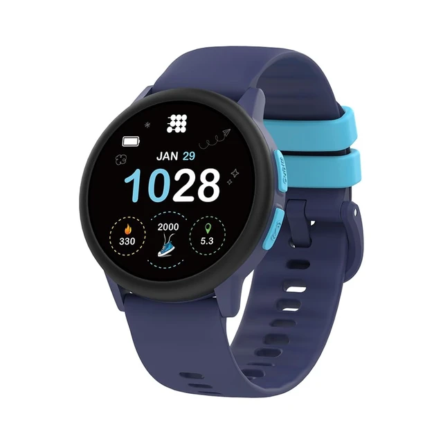 Alt view image 2 of 7 - Hero Gen 4 Smart Watch with Apple Find My & Android Find Hub Blue 1.27" IPS Display, IP68 Water Resistant, Heart Rate & SpO2 Monitoring, Sleep Tracking, Bluetooth 5.3 and USB Charging