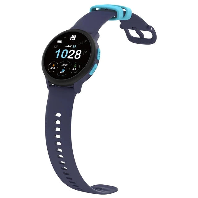 Alt view image 3 of 7 - Hero Gen 4 Smart Watch with Apple Find My & Android Find Hub Blue 1.27" IPS Display, IP68 Water Resistant, Heart Rate & SpO2 Monitoring, Sleep Tracking, Bluetooth 5.3 and USB Charging