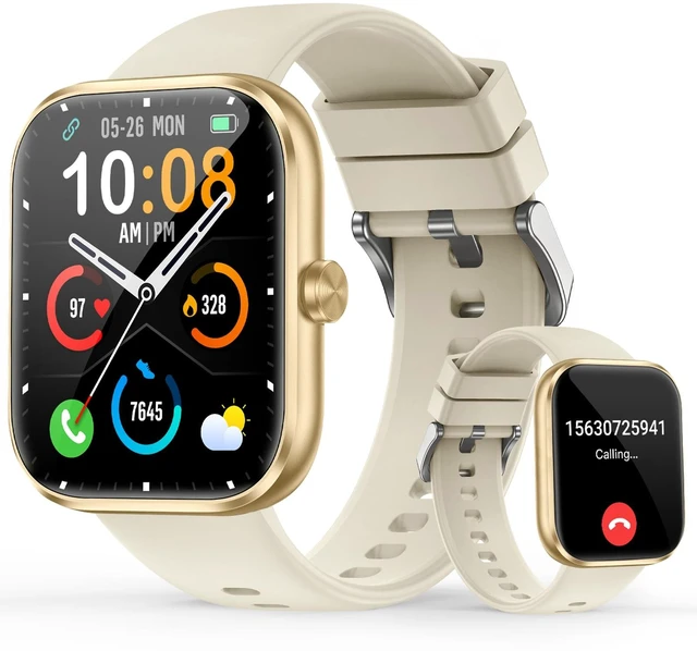 Main image of Smart Watch for Men, Bluetooth Call, 1.83" Fitness Watch for Android iOS Smartwatch with Heart Rate/Sleep Monitor/Pedometer/Calories, 110+ Sport Modes, IP68 Waterproof Fitness Tracker, Black