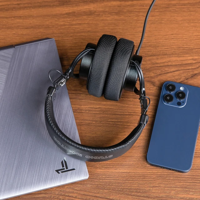 Alt view image 3 of 7 - PadZ MDR7506 - Replacement Ear Pads for Sony MDR 7506 Made by Wicked Cushions Also fits V6 & CD900ST. Softer Leather, Luxurious Memory Foam Airweave Fabric Airweave Black