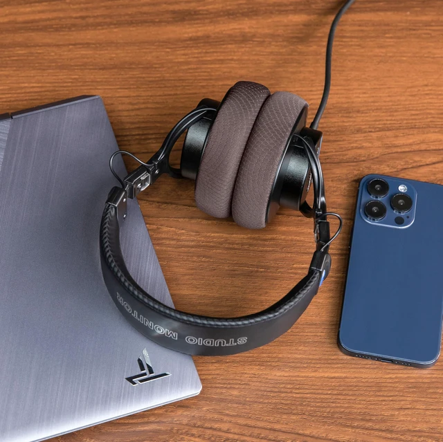 Alt view image 3 of 7 - PadZ MDR7506 - Replacement Ear Pads for Sony MDR 7506 Made by Wicked Cushions Also fits V6 & CD900ST. Softer Leather, Luxurious Memory Foam Airweave Fabric Brown