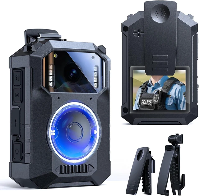Main image of M11 3.2K Police Body Camera, 128G Big Button Night Vision Body Cam 10H HD video record, 8 IR lights, Windows/Mac support and wearable use for law enforcement, patrol and personal use