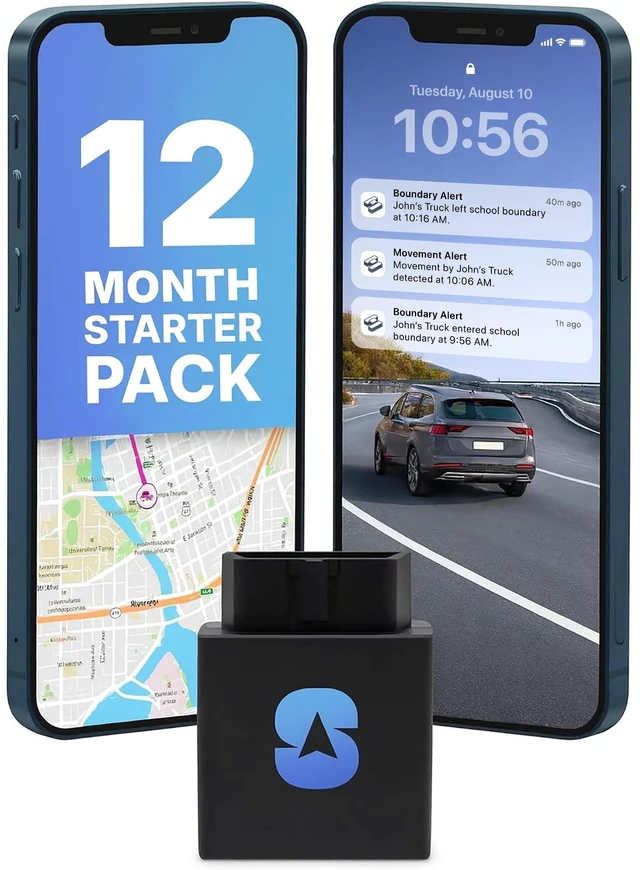 Main image of OBD GPS Tracker for Vehicles, Plug-in, 1-Year Service Included Geofence, speed, ignition & movement alerts. No charging, real-time updates. For business fleets, cars & trucks