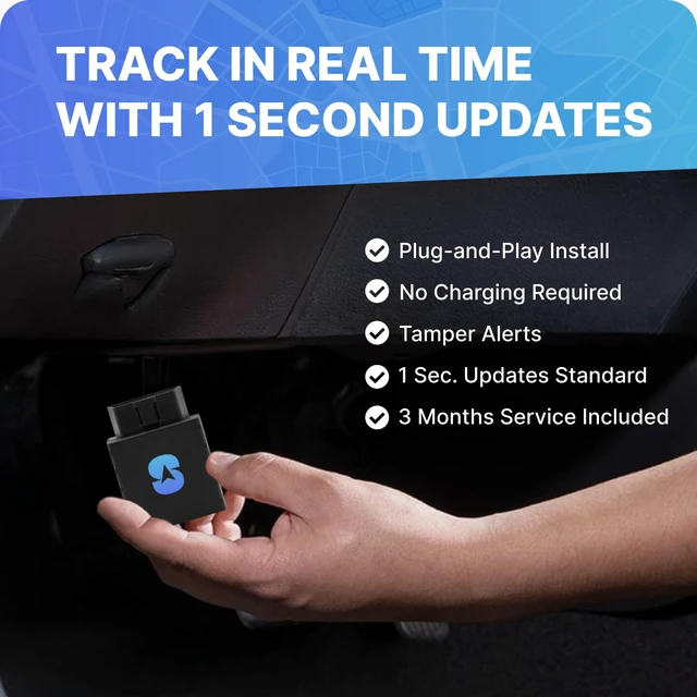 Alt view image 5 of 6 - OBD GPS Tracker for Vehicles, Plug-in, 1-Year Service Included Geofence, speed, ignition & movement alerts. No charging, real-time updates. For business fleets, cars & trucks