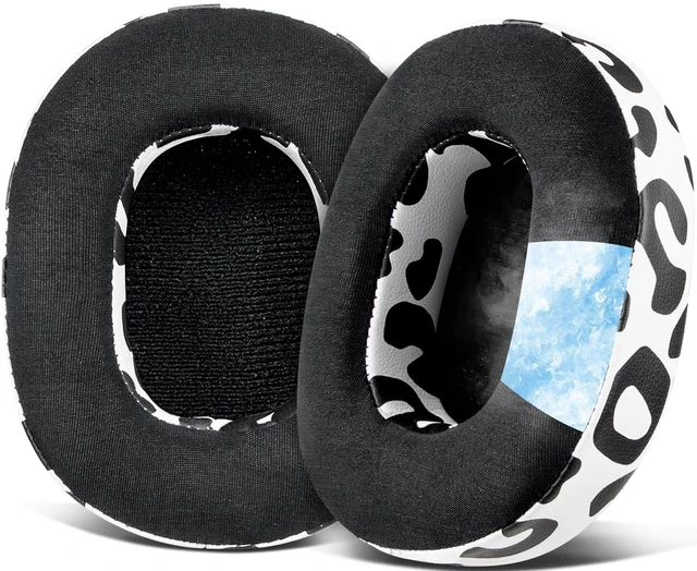 Main image of Cooling-Gel Replacement Earpads for Skullcandy Hesh 3/ANC/Evo & Crusher Wireless/540/ANC/Evo & Venue ANC Over-Ear Headphones, Ear Pads Cushions with Ice Silk Fabric - Snow Leopard