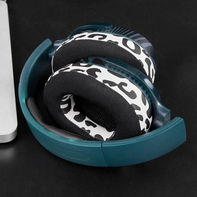 Alt view image 2 of 7 - Cooling-Gel Replacement Earpads for Skullcandy Hesh 3/ANC/Evo & Crusher Wireless/540/ANC/Evo & Venue ANC Over-Ear Headphones, Ear Pads Cushions with Ice Silk Fabric - Snow Leopard