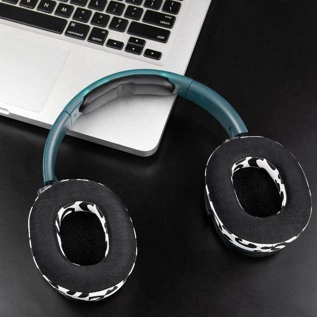 Alt view image 7 of 7 - Cooling-Gel Replacement Earpads for Skullcandy Hesh 3/ANC/Evo & Crusher Wireless/540/ANC/Evo & Venue ANC Over-Ear Headphones, Ear Pads Cushions with Ice Silk Fabric - Snow Leopard