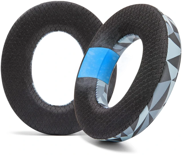 Main image of Freeze Momentum 4 & 5 - Cooling Gel Earpads for Sennheiser Momentum Made by Wicked Cushions Fits Momentum 4 & 5 Wireless. Boost Comfort, Thickness & Sound Isolation Geo Grey