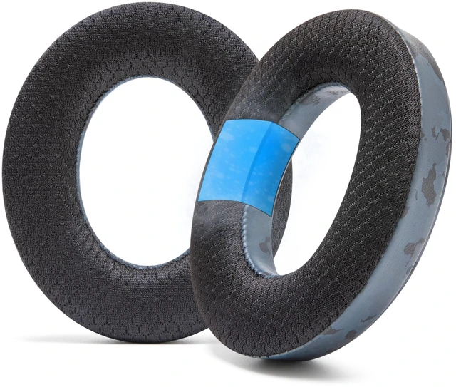 Main image of Freeze Momentum 4 & 5 - Cooling Gel Earpads for Sennheiser Momentum Made by Wicked Cushions Fits Momentum 4 & 5 Wireless. Boost Comfort, Thickness & Sound Isolation Black Camo