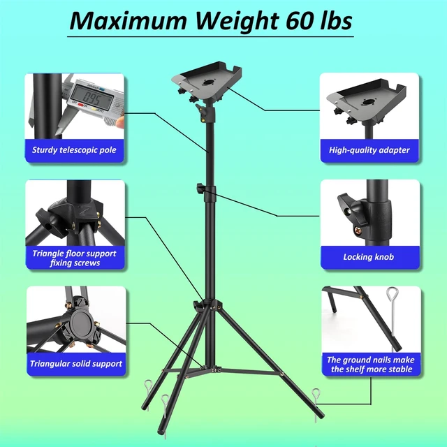 Alt view image 2 of 7 - Starlink Gen 3 Tripod Mount All-Terrain Dish Stand Kit, Rev 4 Standard, RV, Camping, Hiking, Job Sites