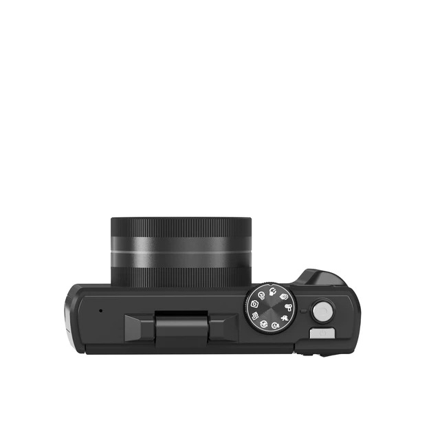Alt view image 4 of 7 - 5K Digital Camera, 75MP Vlogging Camera for YouTube, Black WiFi, 3" flip screen, 18X zoom, 31 filters, beauty, 32GB, 1 battery; AF, webcam, time-lapse, slow-mo, smile shot, self