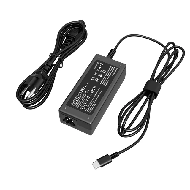 Main image of 65W 45W USB C Laptop Charger Compatible with Acer Chromebook Hp Dell Lenovo Asus Samsung Type c Fast Power Adapter