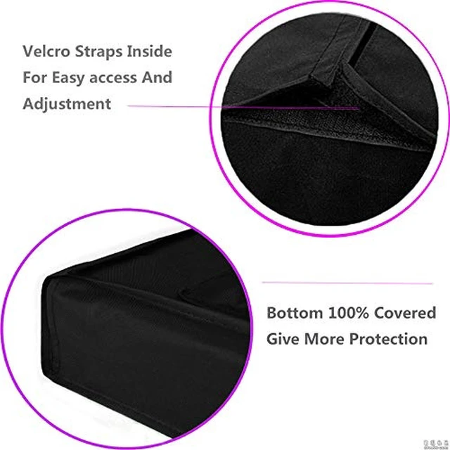 Alt view image 3 of 7 - Outdoor TV Cover 40" - 43" - with Bottom Cover - 600D Waterproof TV Covers and Weatherproof Dust-Proof Material,Protect Your LED, LCD, Plasma TV Screens