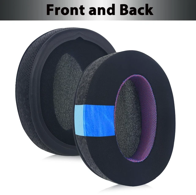 Alt view image 6 of 7 - Cooling Ear Pads for Sony WH-CH720N WH-CH710N, Black Purple Style Upgraded Cooling Gel Headphone Earpads for Sony WH-XB900N WH-CH700N, Comfort Foam Added Thickness, Special Edition