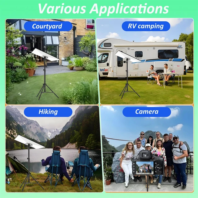 Alt view image 7 of 7 - Starlink Gen 3 Tripod Mount All-Terrain Dish Stand Kit, Rev 4 Standard, RV, Camping, Hiking, Job Sites
