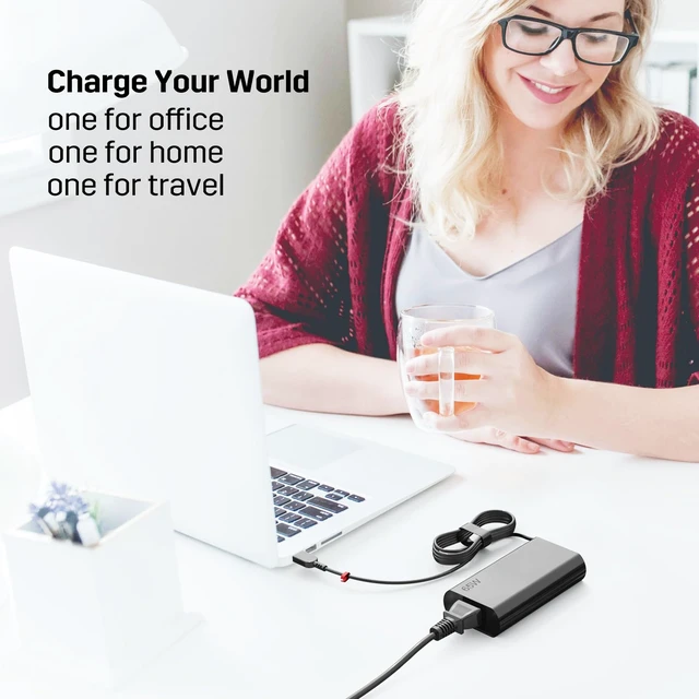 Alt view image 7 of 7 - 2026 Slim 65W USB C Laptop Charger Compatible with Lenovo Thinkpad T14 T14s T15 T16 X1 Yoga 7i Chromebook Type C AC Power Adapter Supply Cord
