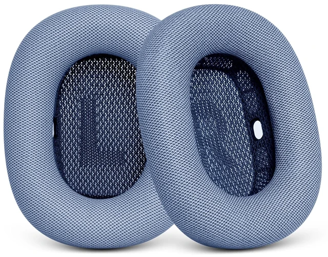 Main image of Replacement Ear Cushions for AirPods Max - Upgraded Ear Cups for Apple Headphones - GVOEARS Earpad Cover with Silicone Gel Memory Foam (Blue)