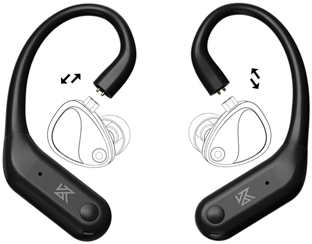 Main image of AN01 True Bluetooth 5.4 Earhook, Wireless Adapter for in-Ear Monitor 4 Mic AI ANC, 0.75/0.78mm 2Pin Connector with Charging Case, Supports Fingertip Controls & LDAC SBC