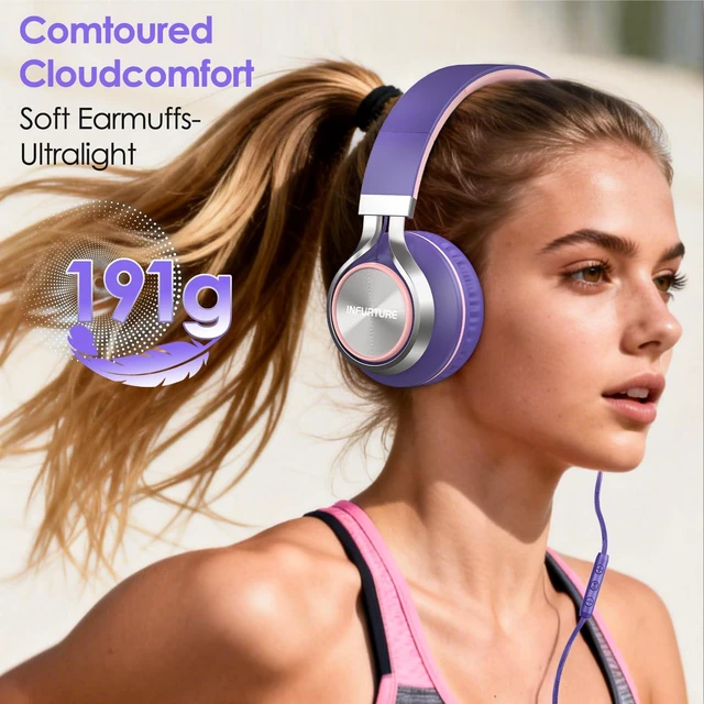 Alt view image 6 of 7 - USB C Headphone for Kids & Adults Over-Ear Headphone with HD Mic Adjustable Wired Headphones for School, Comfort Ear Cups, Hi-Fi Stereo, Cord for iPhone 17, iPad, Tablet, Laptop, Travel