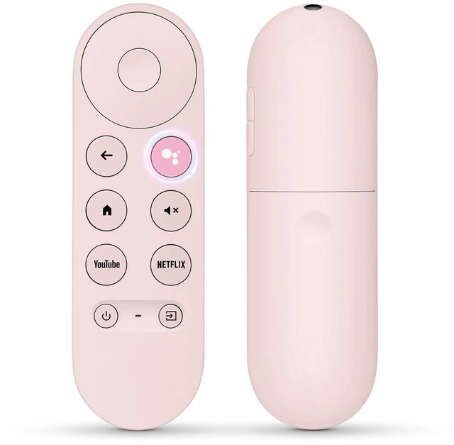 Main image of Voice Replacement for Google Chromecast Remotefor Google TV Remote Control & Google TV StreamerPink