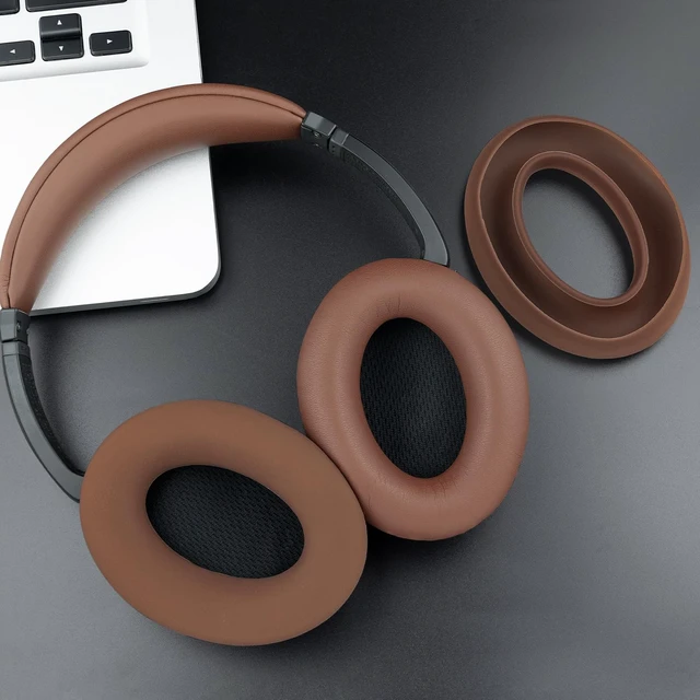 Alt view image 7 of 7 - Replacement Kit for Bose QC15/QC2 QuietComfort Headphones, Ear Pads Cushions + Headband + Silicone Earpads Cover Protector - Coffee