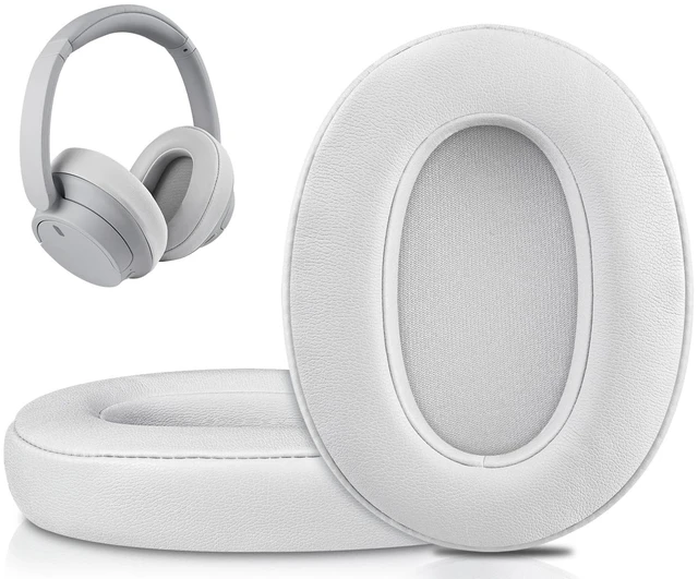 Main image of Earpads for Sony WH-XB900N/WH-CH710N/WH-CH720N/WH-RF400/MDR-RF895RK Headphones, Ear Pads Cushions with Soft Protein Leather, High Density Foam - White Smoke