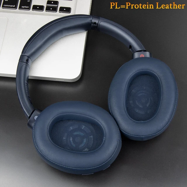 Alt view image 4 of 7 - Earpads for Sony WH-XB900N/WH-CH710N/WH-CH720N/WH-RF400/MDR-RF895RK Headphones, Ear Pads Cushions with Soft Protein Leather, High Density Foam - Blue