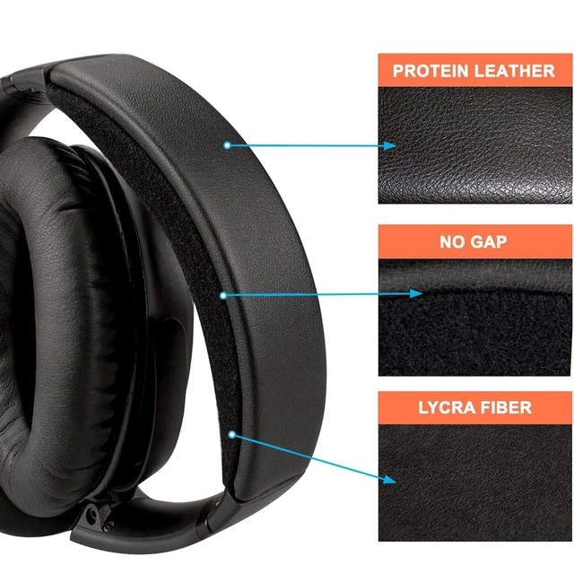 Alt view image 5 of 7 - Headband for Bose QC35 & QC35 ii - Black for (QuietComfort35 & Quiet Comfort35 ii) Headphones