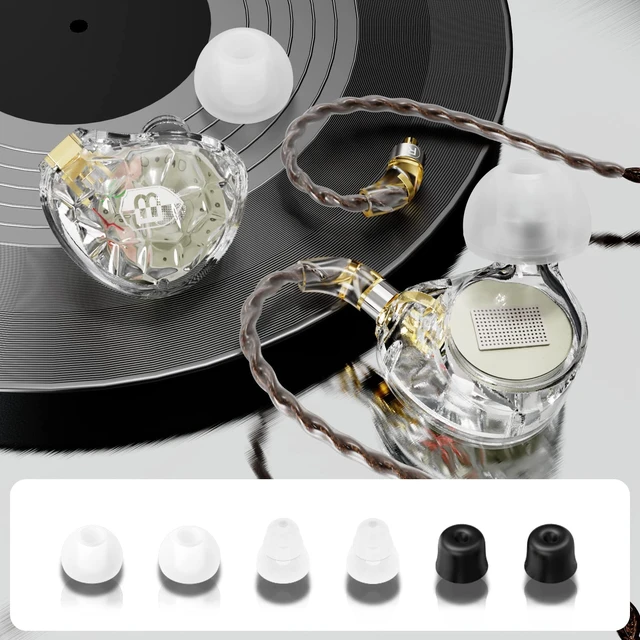 Alt view image 5 of 7 - ASONE 14.2mm Planar Driver in Ear Monitor Headphones, Clear 14.2mm Planar Driver for Precise Audio Detail, OCC/In-Line Mic Two Detachable MMCX Cables for Musicians Audiophiles