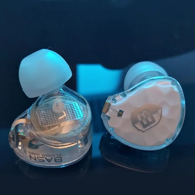Alt view image 7 of 7 - ASONE 14.2mm Planar Driver in-Ear Monitors Headphones, White 14.2mm Planar Driver for Precise Audio Detail, OCC/In-Line Mic Two Detachable MMCX Cables for Musicians Audiophiles