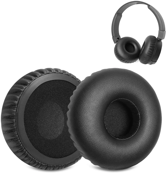 Main image of Soft Thick Large Ear Pads Compatible with JBL Tune 510BT, 520BT, 450BT, 460BT, 500BT, JBL Junior 320 320BT, JR 300BT, 310BT Headphones, Cushion Edges for Easy Replacement, Black