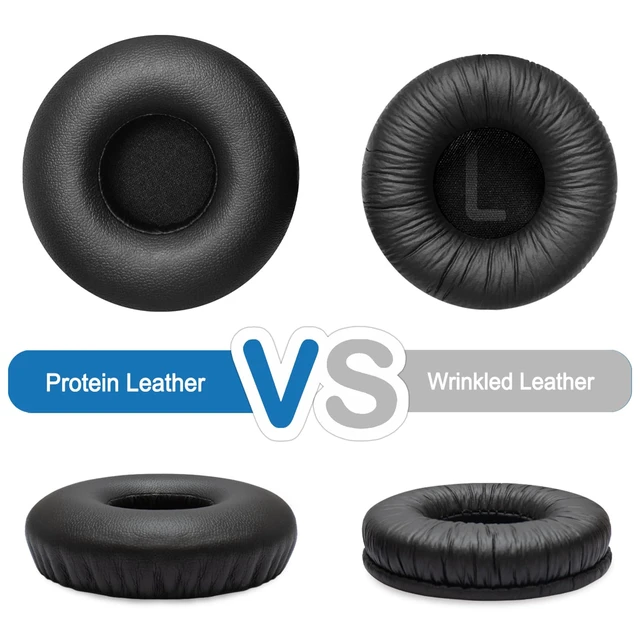 Alt view image 4 of 7 - Soft Thick Large Ear Pads Compatible with JBL Tune 510BT, 520BT, 450BT, 460BT, 500BT, JBL Junior 320 320BT, JR 300BT, 310BT Headphones, Cushion Edges for Easy Replacement, Black