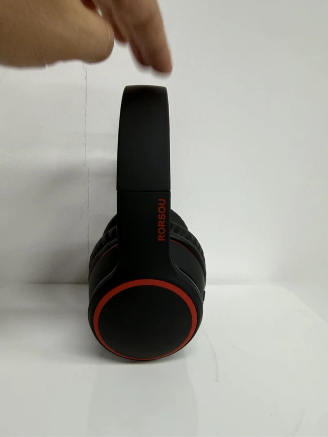 Alt view image 3 of 7 - B10 Bluetooth Headphones Over Ear, 2 EQ Music Modes(Normal/Bass) and 50H Playtime Wireless Headphones with Mic, Lightweight Folding HiFi Stereo Headset for iPad/Travel/Tablet/PC/Home (Black)