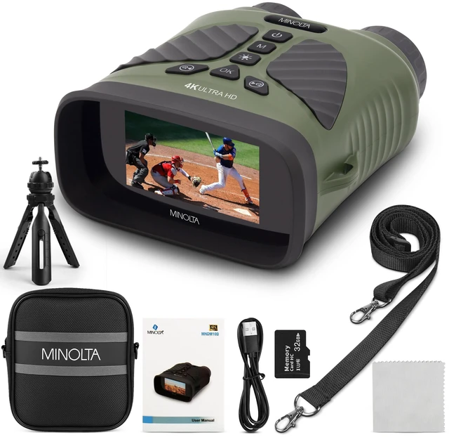 Main image of MNDM10B 10x25 Digital Night Vision Monocular with 4K Ultra HD Camer Capture sharp photos and video with intuitive controls for travel, family and everyday moments