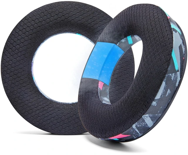 Main image of Freeze DT770 - Cooling Gel Ear Pads for Beyerdynamic DT770 & DT990 Made by Wicked Cushions Also fits DT880, MMX300, DT1770 & DT1990. Sport Fabric, Enhanced Foam 90's Black