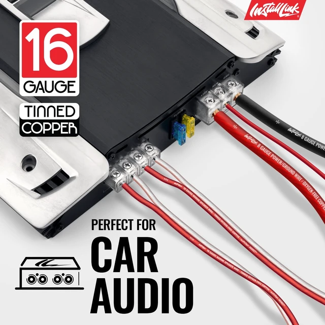 Alt view image 4 of 7 - 16 AWG Gauge (Tinned OFC) Marine Speaker Wire (100 Feet) 16/2 Tinned Oxygen Free Copper Speaker Cable, 2-Conductor, for Boat, Watercraft, RV, Off-Road, Car Audio Amp or Home Theater