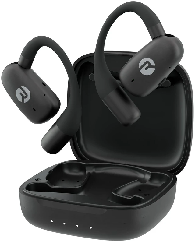 Main image of Everyday Open Ear Earbuds, Dual Mic, 40H, Black IPX5 Water Resistant; Adjustable Earhook; Bluetooth 6.0; Open-Ear Design; Lightweight; Running/Cycling/Commuting