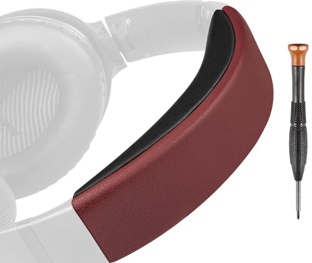 Main image of Headband for Bose QC35 & QuietComfort 35 II (QC35 ii) Headphones, Replacement Headstrap Pad Repair Part (Burgundy)