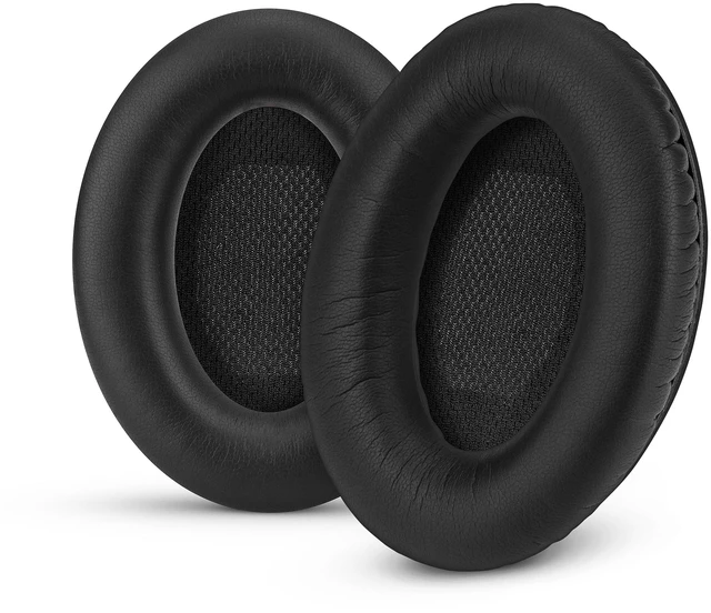 Main image of Replacement Earpads for Bose QC15 Headphones, Upgraded Quality w/Real Memory Foam, High Grade Replacement Ear Pad Material, Also Fits QuietComfort 15 2 Ae2 Ae2i Ae2w, By