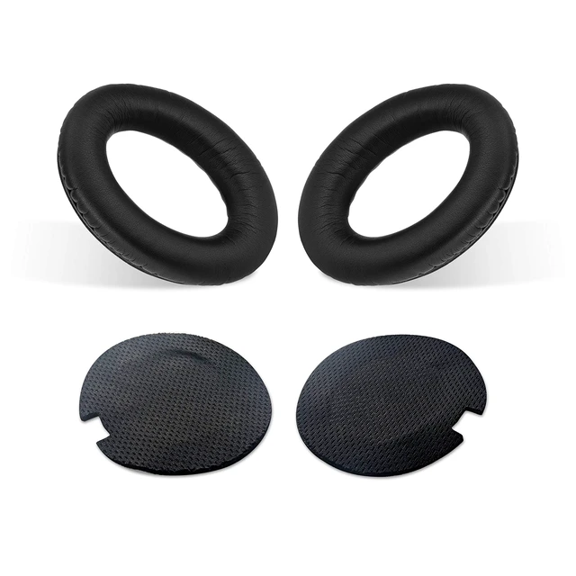 Alt view image 5 of 7 - Replacement Earpads for Bose QC15 Headphones, Upgraded Quality w/Real Memory Foam, High Grade Replacement Ear Pad Material, Also Fits QuietComfort 15 2 Ae2 Ae2i Ae2w, By