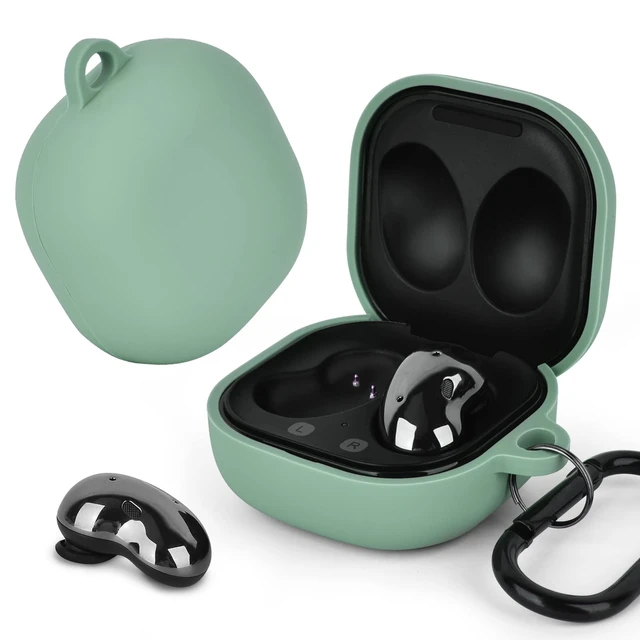 Alt view image 3 of 6 - Silicone Case Compatible with Samsung Galaxy Buds 2 Pro, 2, Live & Pro Case (Cactus Green)