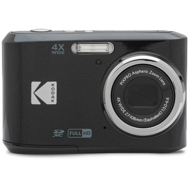 Alt view image 5 of 7 - FZ45BK PIXPRO 16MP Digital Camera Black Bundle with Lexar 64GB High-Performance 800x UHS-I SDHC Memory Card Blue Series