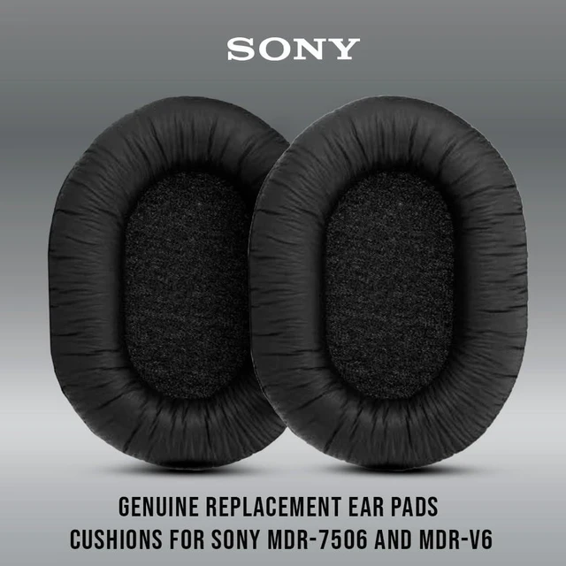 Alt view image 2 of 6 - Genuine Replacement Ear Pads cushions for MDR-7506, MDR-V6, MDR-V7, MDR-CD900ST Headphones - 1 pair (2 pieces)