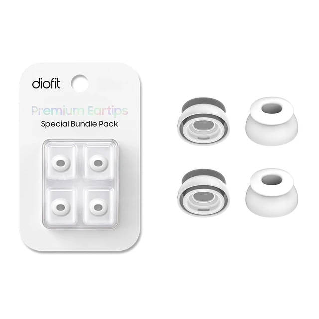 Alt view image 6 of 7 - Premium Multi-Flange Eartips for AirPods Pro 1&2 (Small) Always Fits, Never Slips